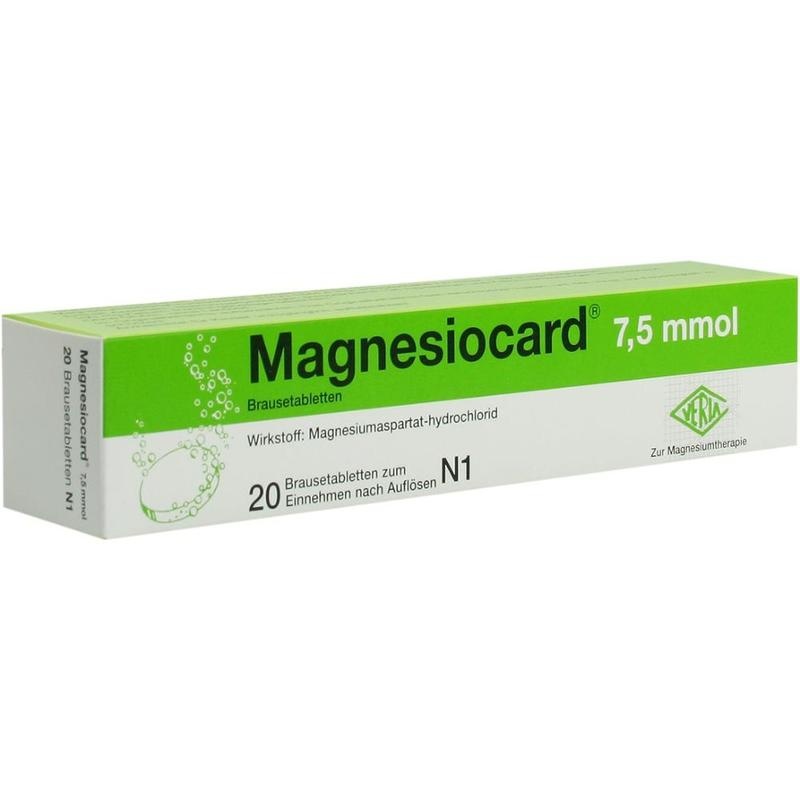 MAGNESIOCARD 7,5 mmol Brausetabletten