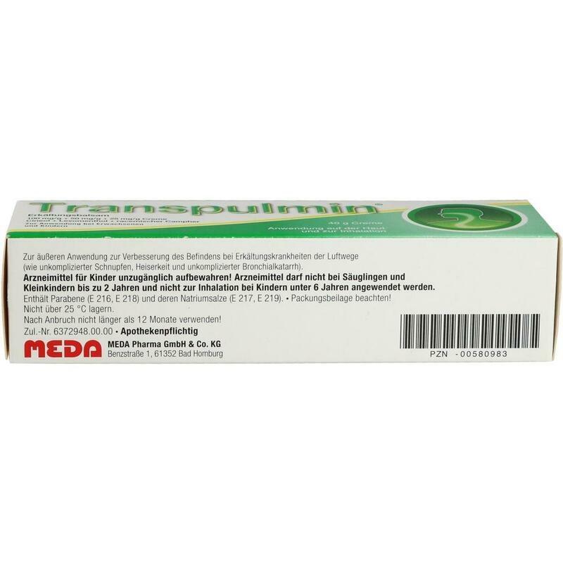 TRANSPULMIN Erkältungsbalsam