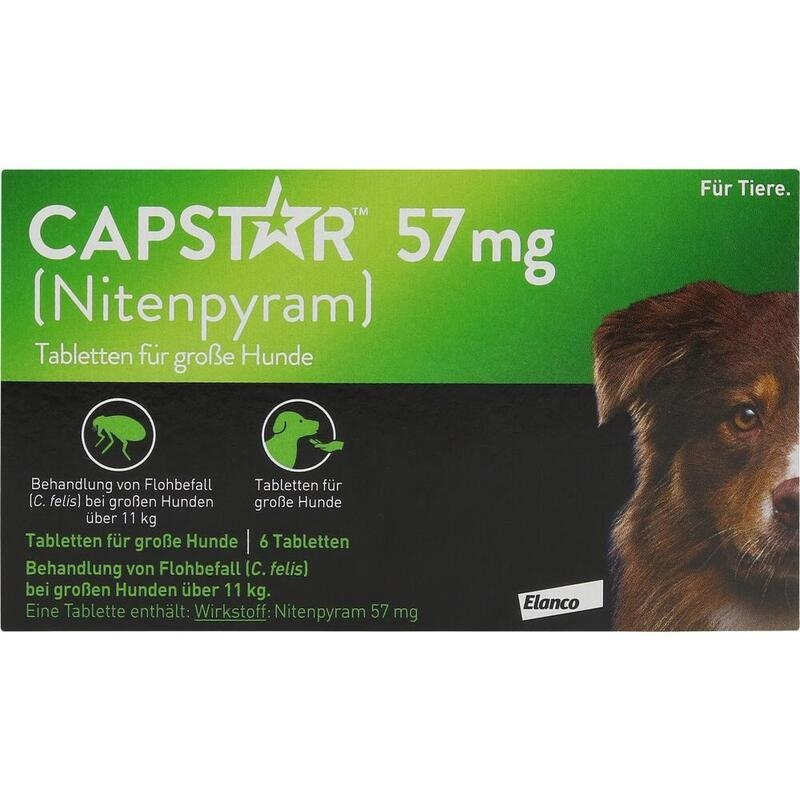CAPSTAR 57 mg Tabletten f.große Hunde