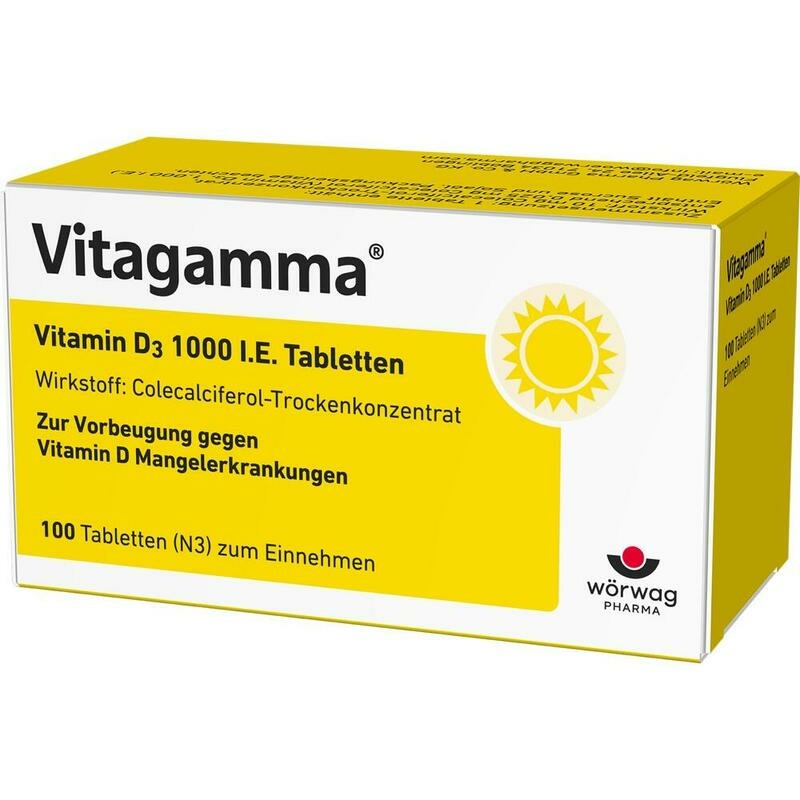 VITAGAMMA Vitamin D3 1.000 I.E. Tabletten