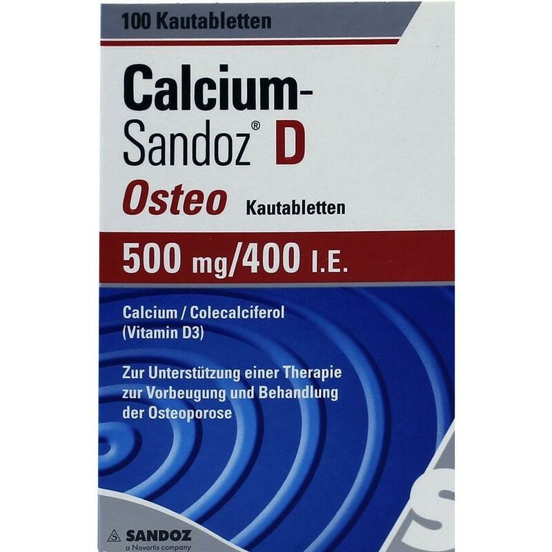 CALCIUM SANDOZ D Osteo 500 mg/400 I.E. Kautabl.