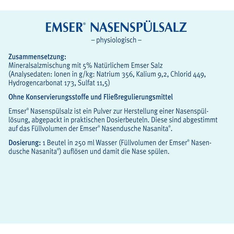 EMSER Nasenspülsalz physiologisch Btl.