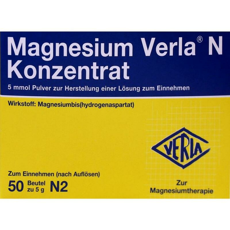 MAGNESIUM VERLA N Konzentrat Plv.z.H.e.L.z.Einn.