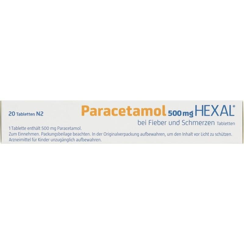 PARACETAMOL 500 mg HEXAL b.Fieber u.Schmerzen Tab.