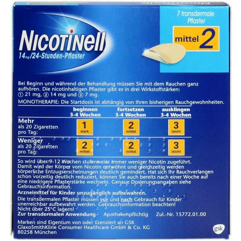 NICOTINELL 14 mg/24-Stunden-Pflaster 35mg