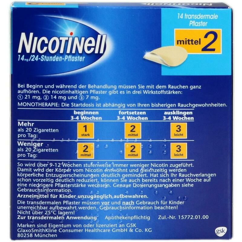 NICOTINELL 14 mg/24-Stunden-Pflaster 35mg