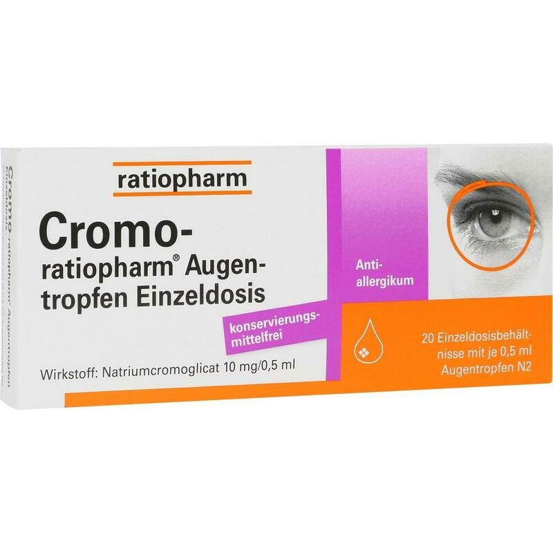 CROMO-RATIOPHARM Augentropfen Einzeldosis