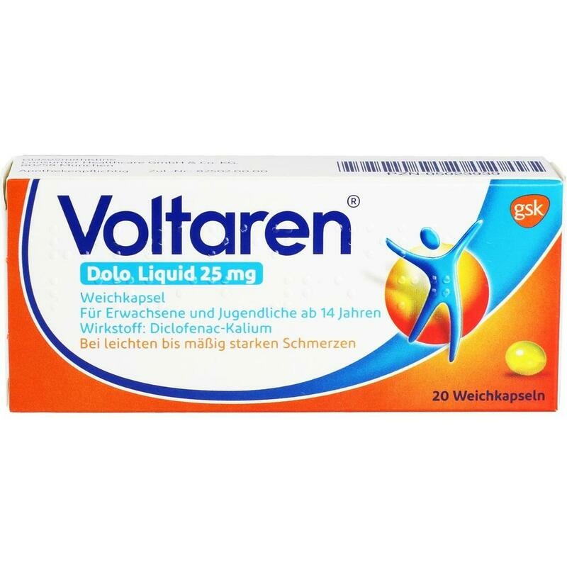 VOLTAREN Dolo Liquid 25 mg Weichkapseln