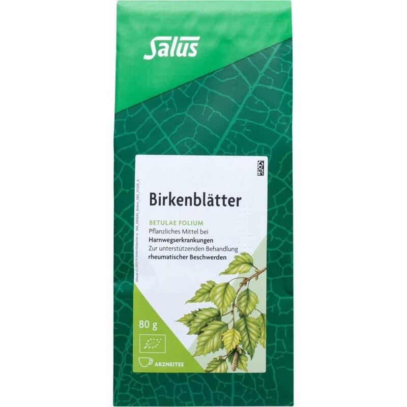 BIRKENBLÄTTER Tee Bio Betulae folium Salus