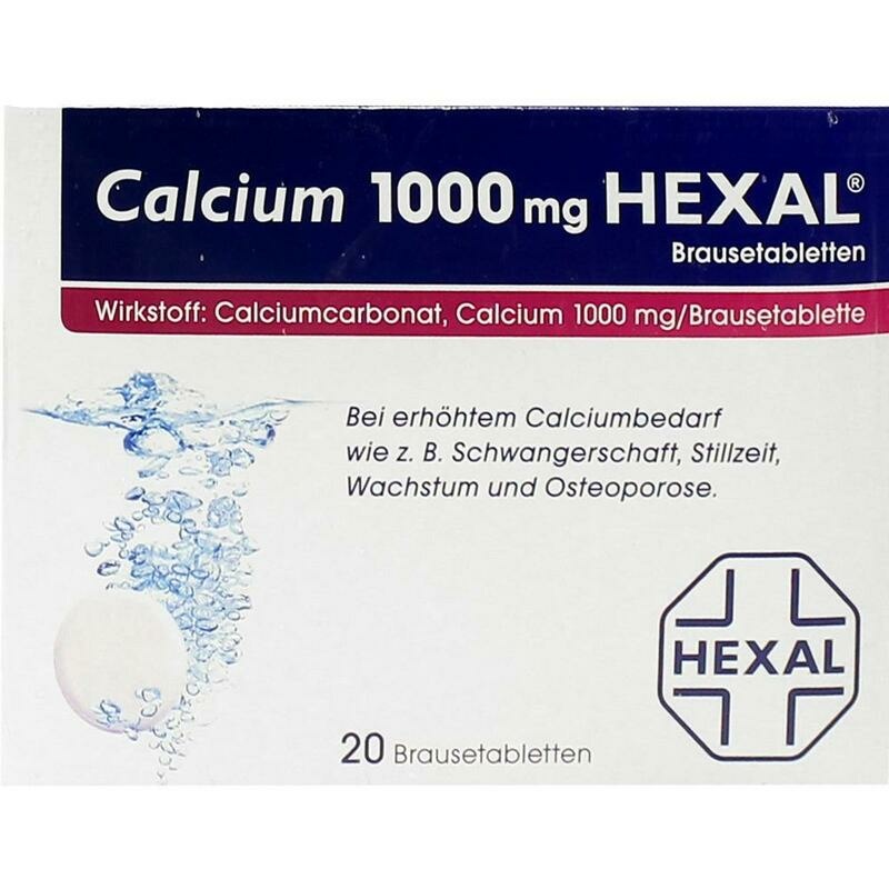 CALCIUM 1000 HEXAL Brausetabletten