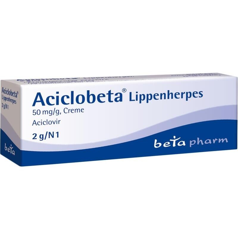 ACICLOBETA Lippenherpes Creme