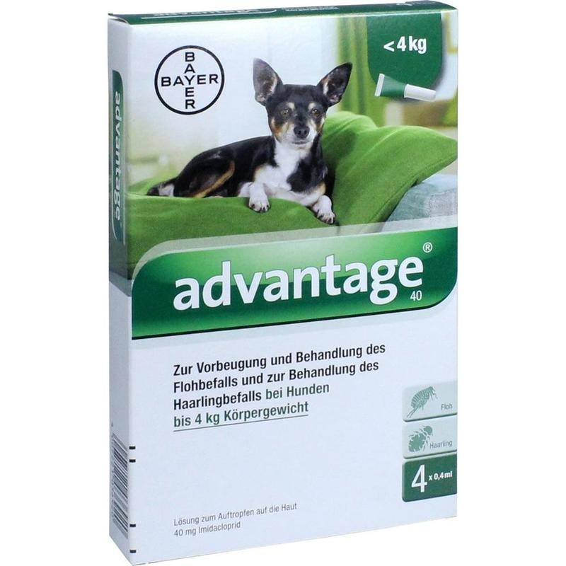 ADVANTAGE 40 Lösung f.Hunde bis 4 kg