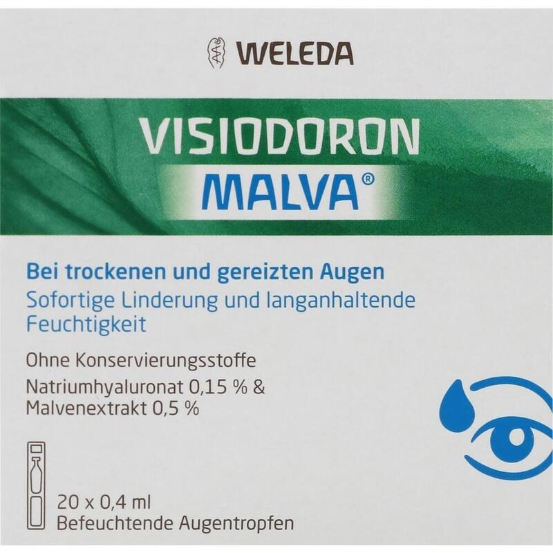 VISIODORON Malva Augentropfen in Einzeldosispipet.