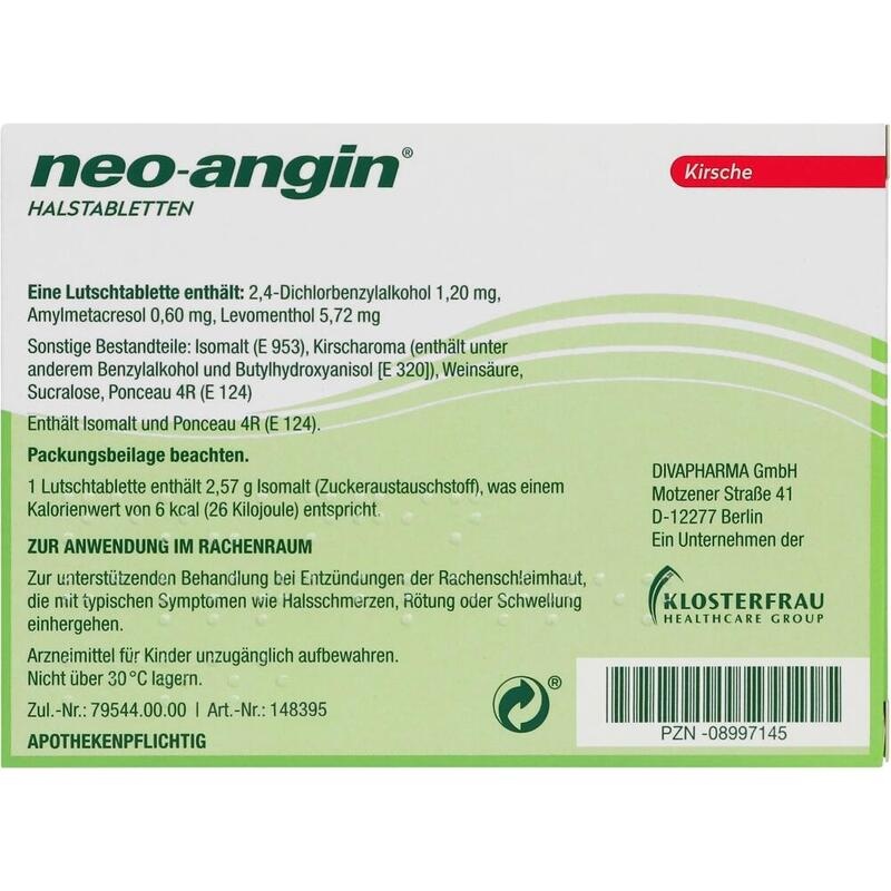 NEO-ANGIN Halstabletten Kirsche