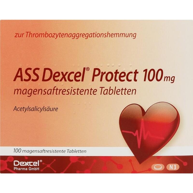 ASS Dexcel Protect 100 mg magensaftres.Tabletten