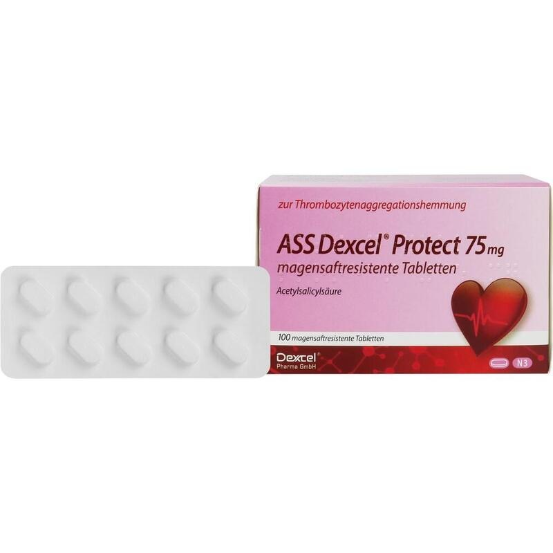 ASS Dexcel Protect 75 mg magensaftres.Tabletten
