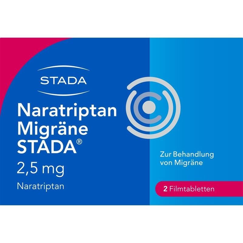 NARATRIPTAN Migräne STADA 2,5 mg Filmtabletten
