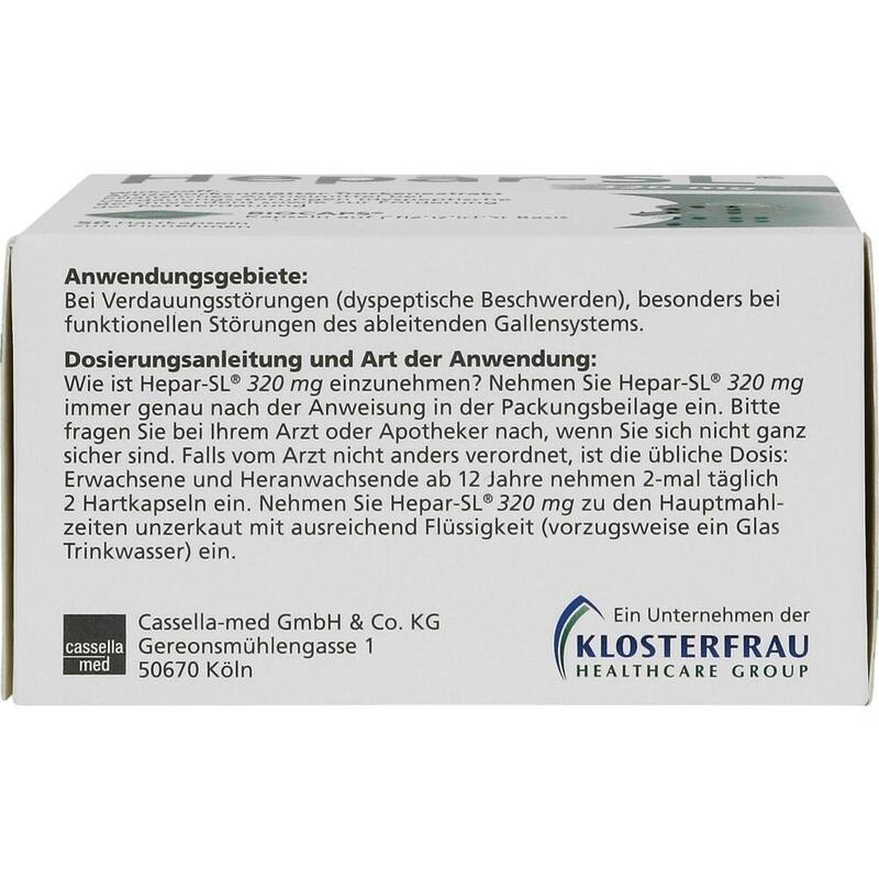 HEPAR-SL 320 mg Hartkapseln