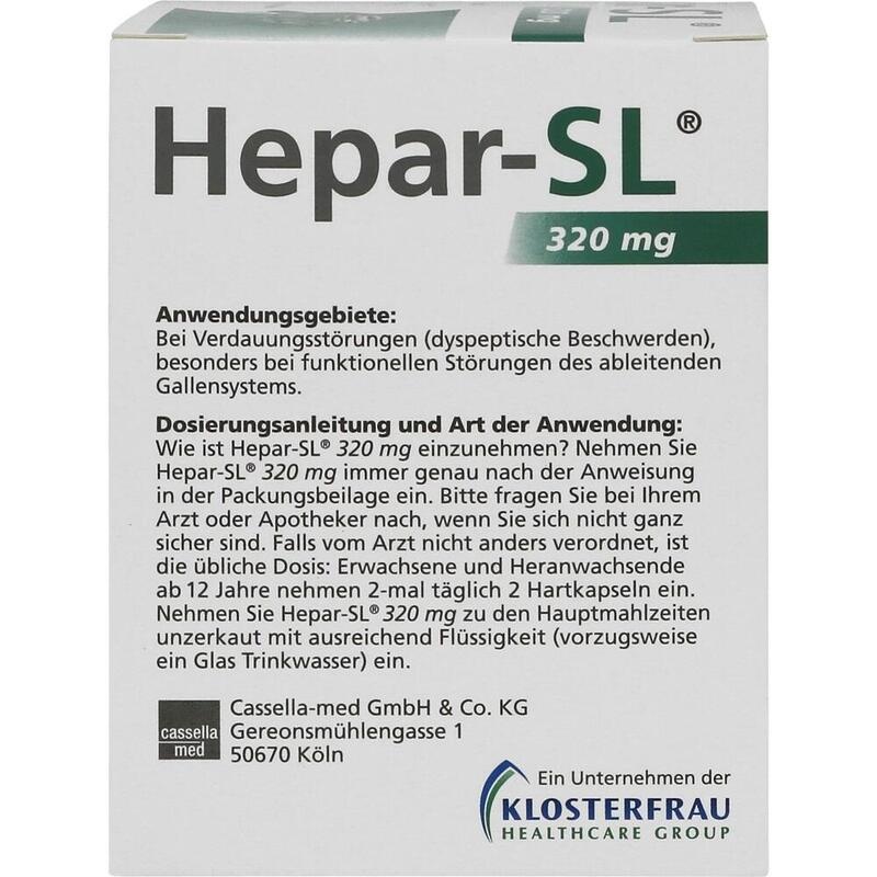 HEPAR-SL 320 mg Hartkapseln