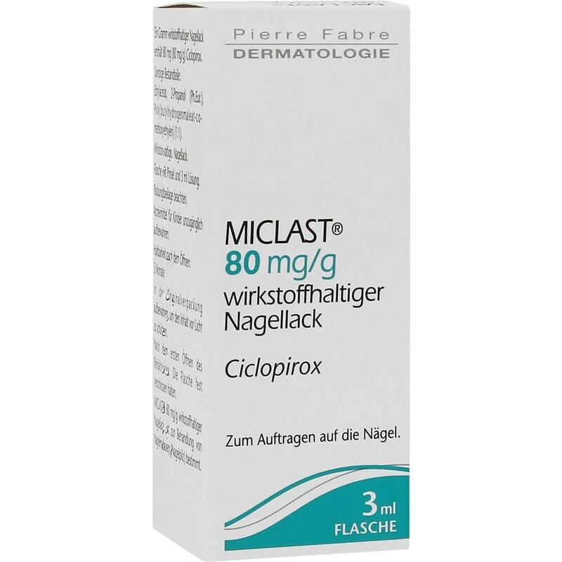 MICLAST 80 mg/g wirkstoffhaltiger Nagellack