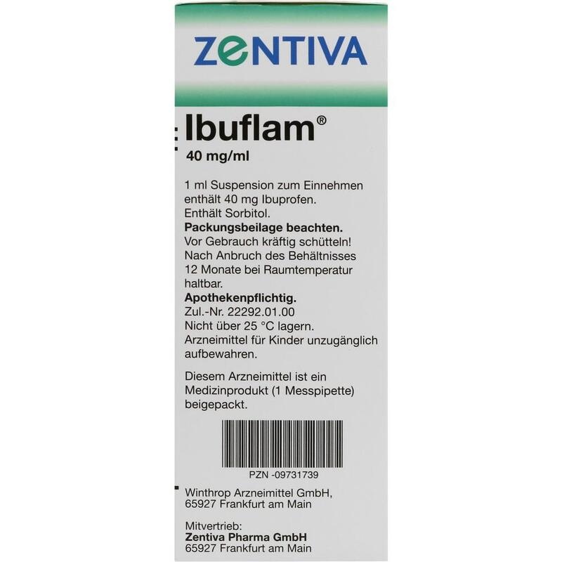 IBUFLAM 40 mg/ml Suspension zum Einnehmen