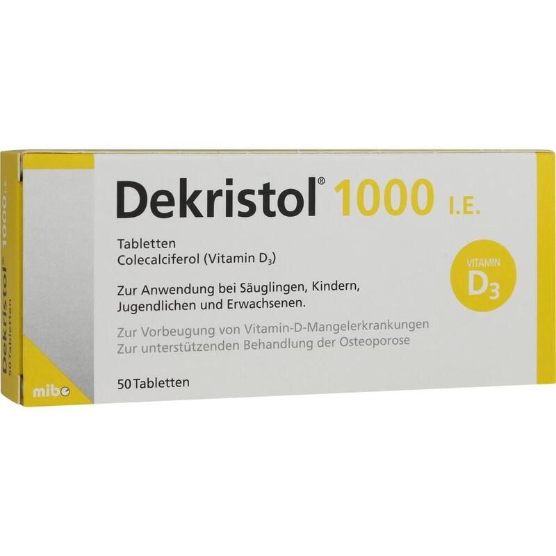 DEKRISTOL 1.000 I.E. Tabletten