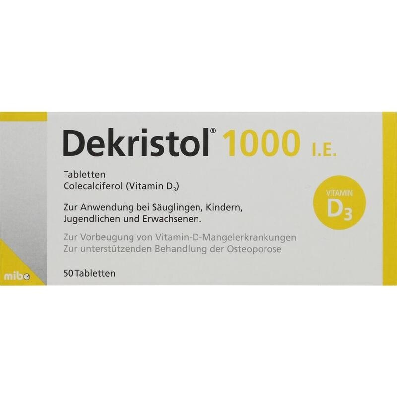 DEKRISTOL 1.000 I.E. Tabletten