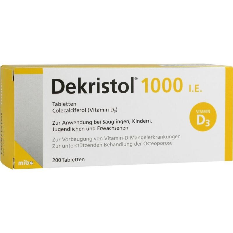 DEKRISTOL 1.000 I.E. Tabletten