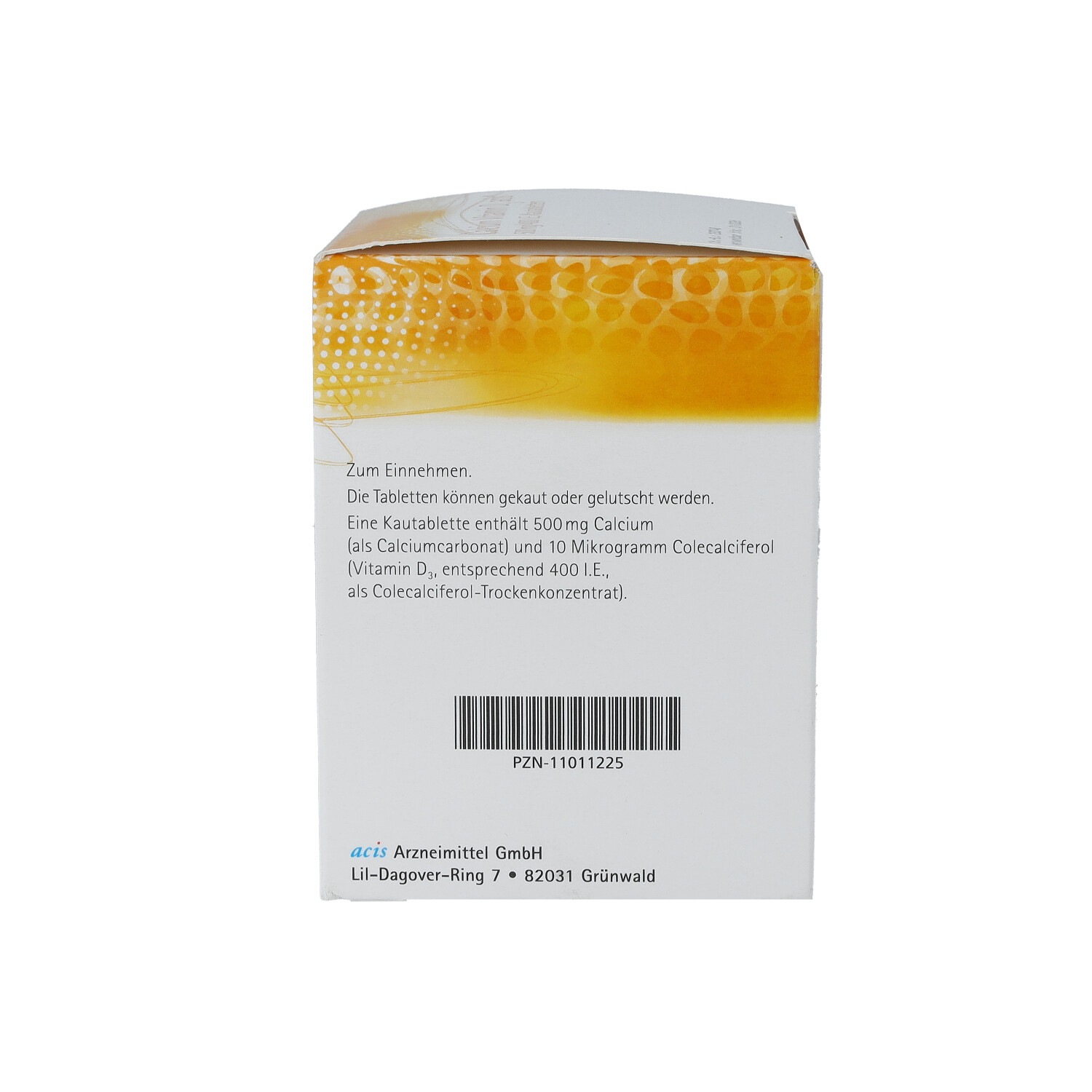 CALCIUM VITAMIN D3 acis 500 mg/400 I.E. Kautabl.