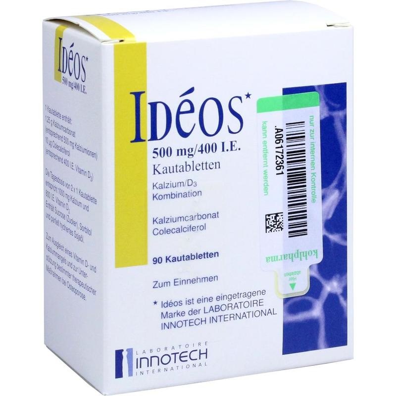 IDEOS 500 mg/400 I.E. Kautabletten