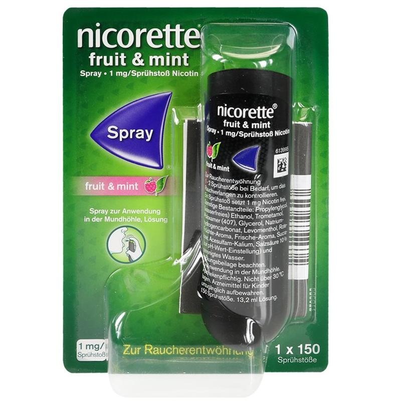 NICORETTE Fruit & Mint Spray 1 mg/Sprühstoß