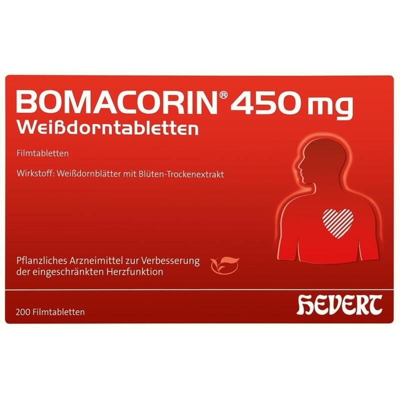 BOMACORIN 450 mg Weißdorntabletten