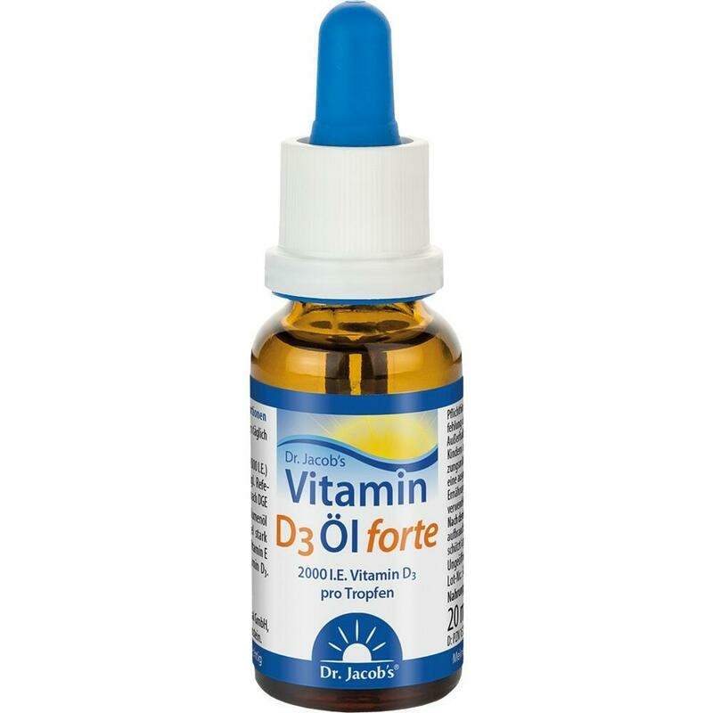 VITAMIN D3 ÖL forte 2000 I.E. hochdos.Dr.Jacob's