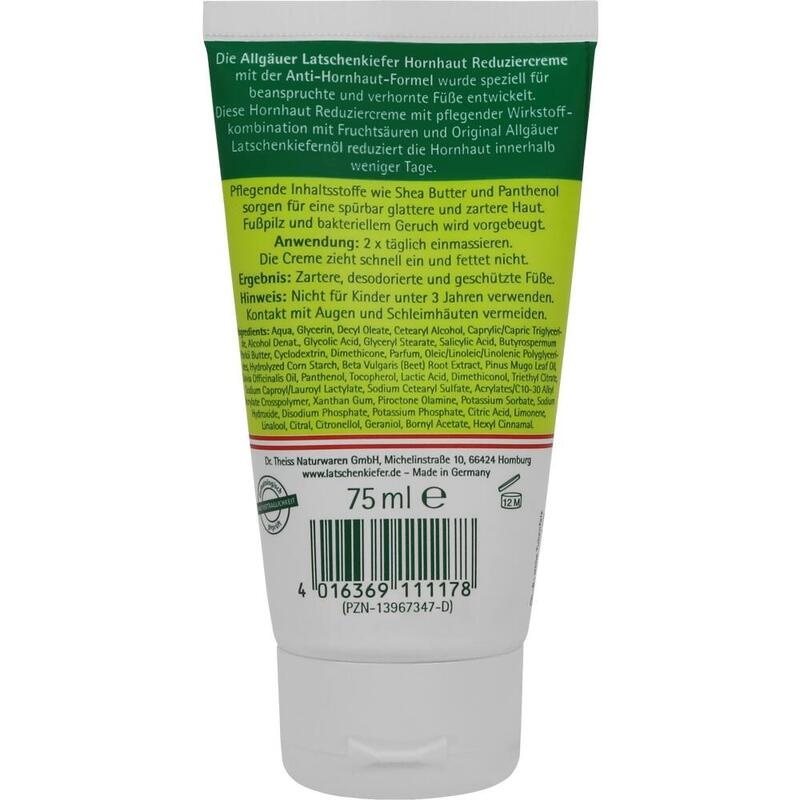 ALLGÄUER LATSCHENK. Hornhaut Reduziercreme