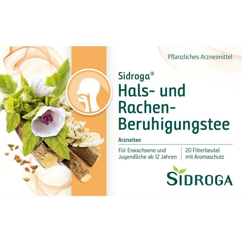 SIDROGA Hals- und Rachen-Beruhigungstee Filterbtl.