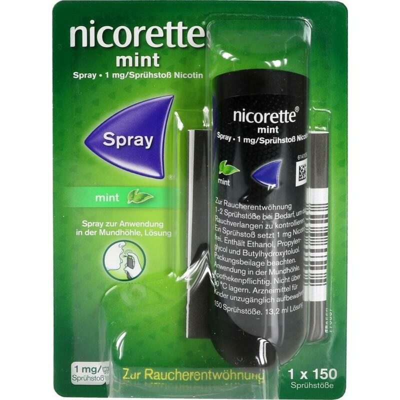 NICORETTE Mint Spray 1 mg/Sprühstoß