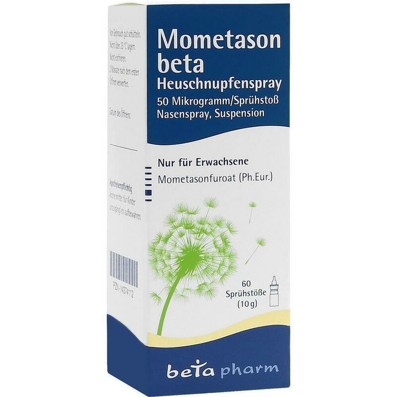 MOMETASON beta Heuschnupfenspray 50μg/Sp.60 Sp.St