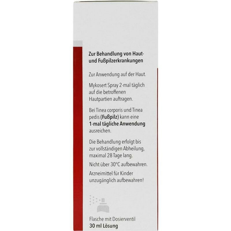 MYKOSERT Spray bei Haut- und Fußpilz