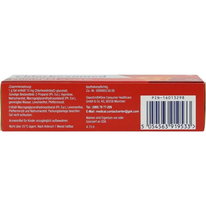 CHLORHEXAMED Mundgel 10 mg/g Gel