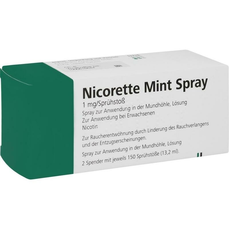 NICORETTE Mint Spray 1 mg/Sprühstoß