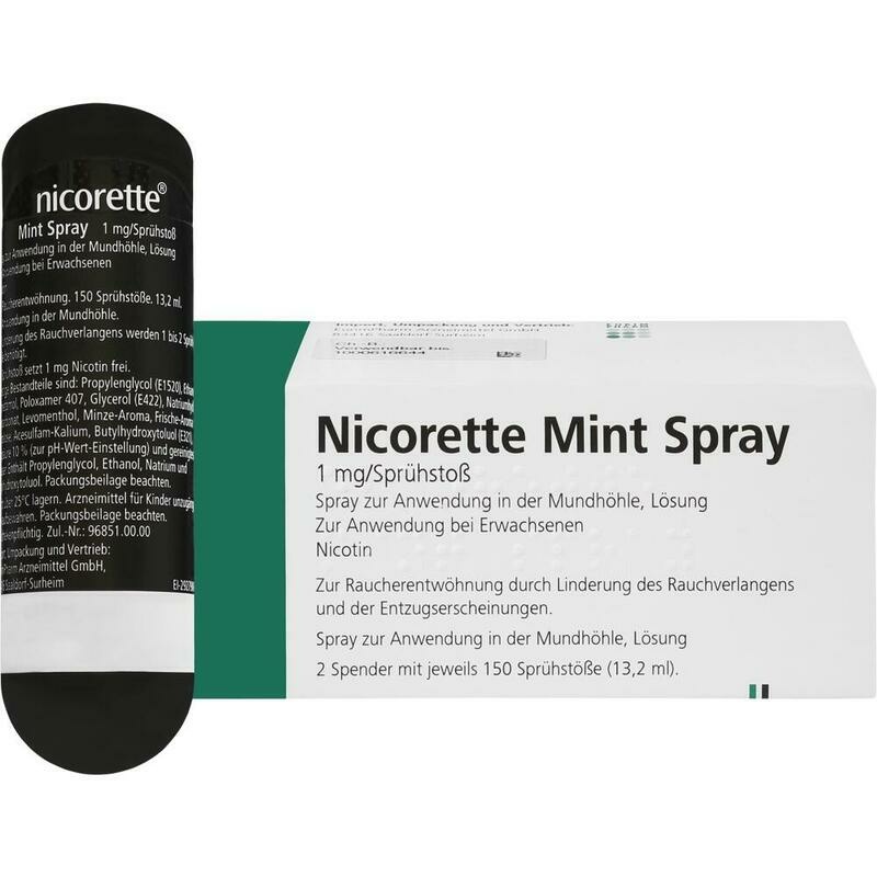 NICORETTE Mint Spray 1 mg/Sprühstoß