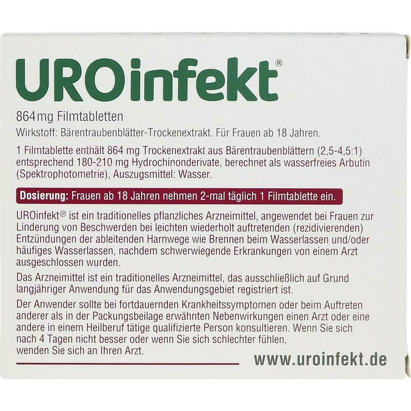 UROINFEKT 864 mg Filmtabletten