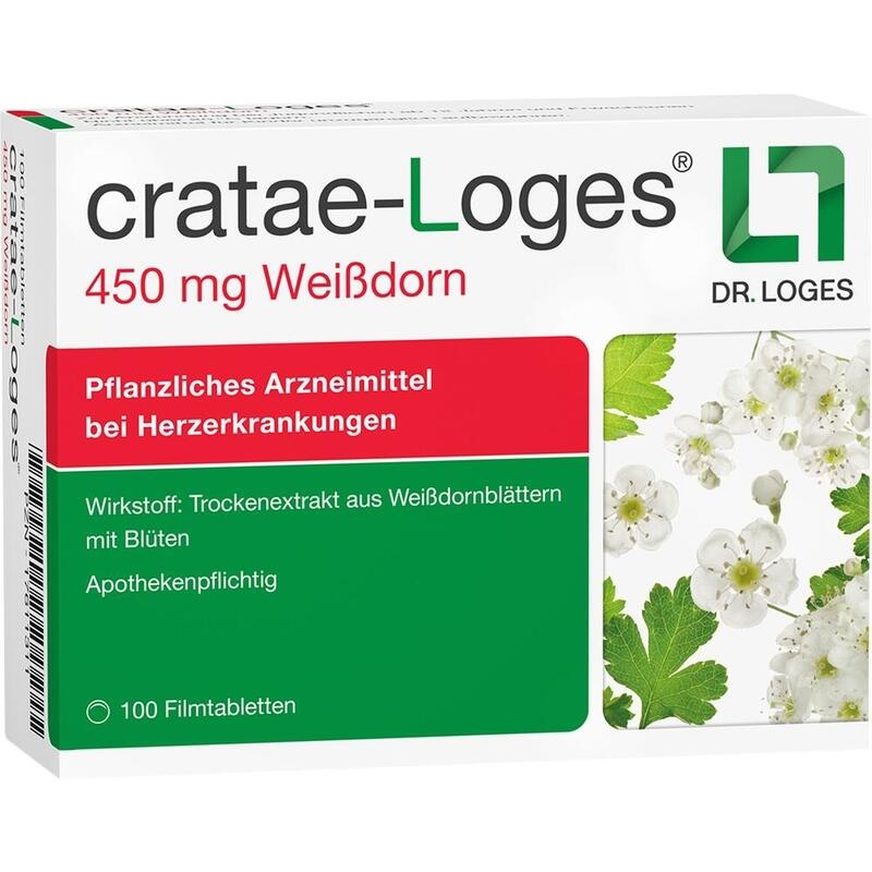 CRATAE-LOGES 450 mg Weißdorn Filmtabletten