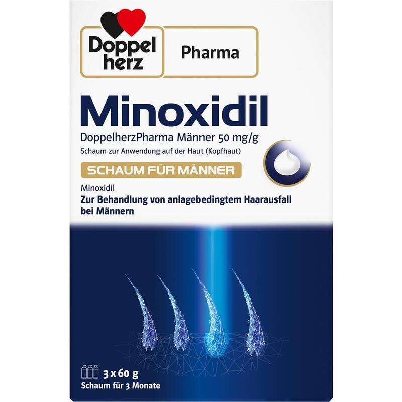 MINOXIDIL DoppelherzPharma Männer 50 mg/g Schaum