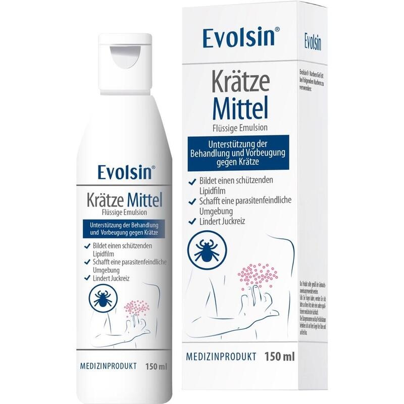 EVOLSIN Krätze Mittel Emulsion