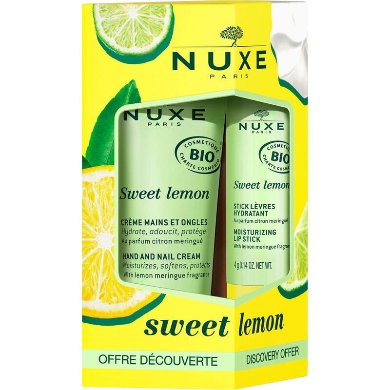 NUXE Set 24 Sweet Lemon Lippenstift+Handcreme