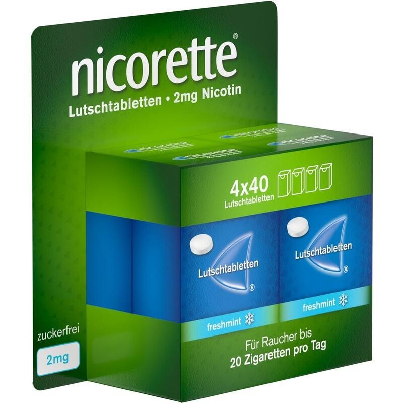 NICORETTE freshmint 2 mg Lutschtabletten gepresst